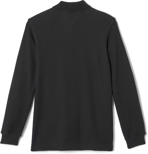 Vista 2 de French Toast Camisa de uniforme escolar de polo piqué con mangas largas para niños y niñas