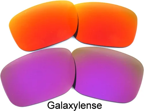 Vista 2 de Galaxy lentes de repuesto para Oakley Holbrook morado y rojo Color Polorized 2 Pares, GRATIS S & H.