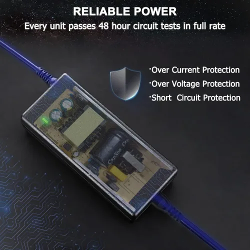 Vista 2 de UYGALAXY Fuente de alimentación reclinable de 29 V y 2 A, motor de actuador lineal, adaptador de CA/CC, transformador compatible con silla