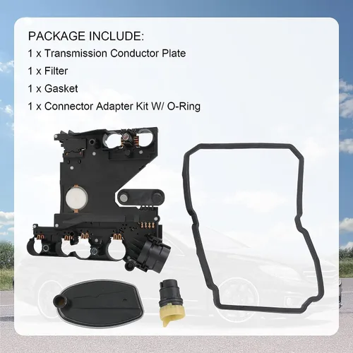 Vista 6 de WOOS 722.6 Transmisión Placa Conductor+Conector+Nuevo Filtro+Junta KIT Compatible con Mercedes Benz (722.6 SET+TCM)