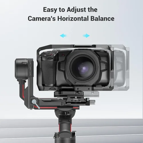 Vista 5 de SMALLRIG Placa de liberación rápida extendida para Arca tipo estándar compatible con DJI RS 2 / RSC 2 / RS 3 / RS 3 Pro/RS 4/RS 4 Pro/RS 5 Gimbal