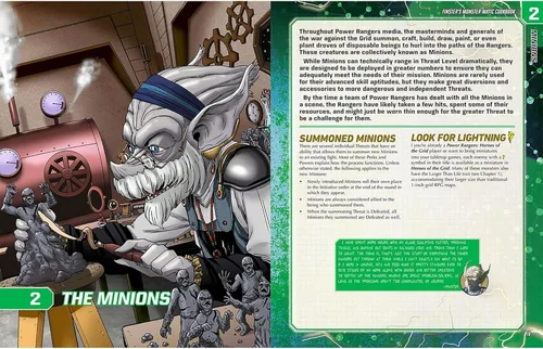 Vista 4 de Renegade Game Studios: Power Rangers RPG Finster's Monster-Matic Cookbook Sourcebook - Libro de tapa dura, juego de rol, crea más de 100 amenazas, a