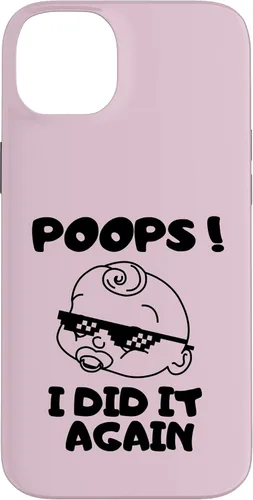 Vista 15 de Funny Baby Poops I Did It Again Sunglasses Diaper Humor Case for iPhone XR