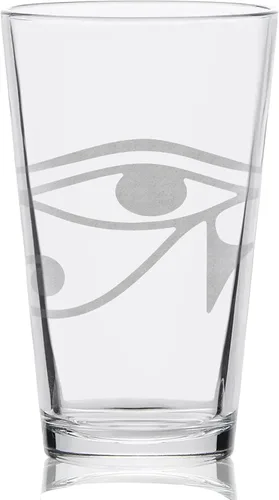 Vista 4 de ANUBIS Vaso de Cerveza Pinta Grabado Inspirado en el Antiguo Egipto Dios del Inframundo Gran Idea de Regalo para Entusiastas de la Historia