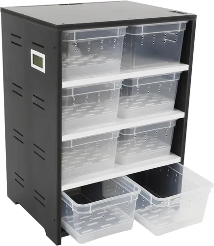 DNYSYSJ Caja de alimentación de acrílico, tanque de cría de reptiles, insectos, mascotas, reptiles, caja de cría para insectos pequeños, araña,