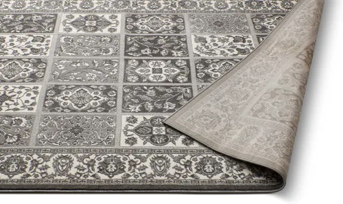 Vista 4 de Well Woven Angora Garden - Alfombra de área moderna con panel floral gris (7'10" X 9'10") Alfombra oriental