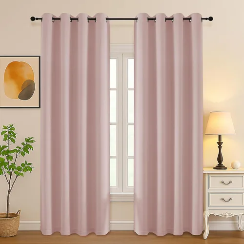 Vista 55 de Simplebrand Juego de 2 paneles de cenefa aguamarina para ventana de cocina de 14 pulgadas de largo, cortinas de oscurecimiento de habitación