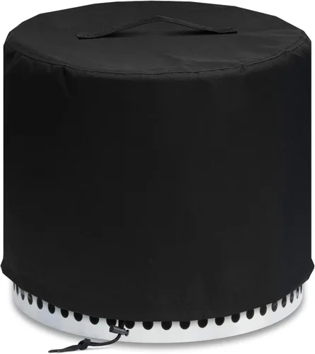 Cubierta para Fogata para Solo Stove Bonfire 2.0 con Soporte, 600D Impermeable Anti-UV y Resistente a Desgarros Cubierta Redonda Protección Exterior