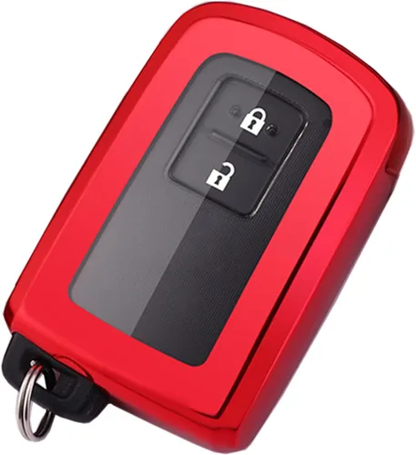 Vista 8 de Funda inteligente de TPU para llavero de entrada sin llave para Toyota Tacoma 4Runner Sequoia 2019 2020 2021 2017 2018 Highlander Avalon Camry