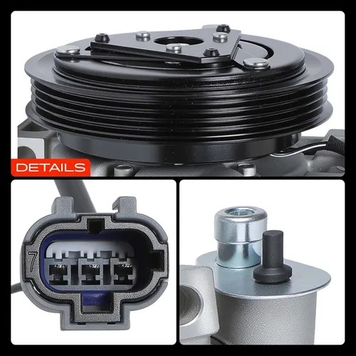 Vista 9 de A-Premium Compresor de aire acondicionado con embrague compatible con Subaru Impreza 2002-2007 y Saab 9-2X 2005-2006
