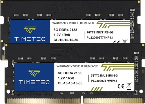 Vista 10 de Timetec 8 GB DDR4 SODIMM para Intel NUC KIT/Mini PC/HTPC/NUC Board 2133MHz PC4-17000 sin ECC sin búfer 1.2V CL15 1Rx8 Rango único 260 Pin de memoria