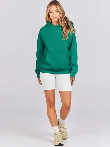 Vista 76 de ANRABESS - Sudaderas con capucha para mujer, sobre talla, de vellón de manga larga, modelo de 2024, para otoño