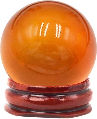 Vista 13 de Feng Shui - Bola de cristal multicolor de 1.575 in, cuentas mágicas naturales raras asiáticas, esfera curativa, globo de cuarzo, bolas de fotografía