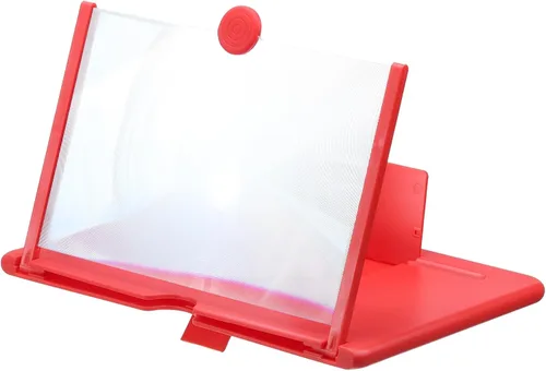 Vista 10 de MECCANIXITY Lupa de pantalla de 10 pulgadas para teléfono celular, proyector de aumento 3D HD, soporte amplificador de pantalla para todos los Negro