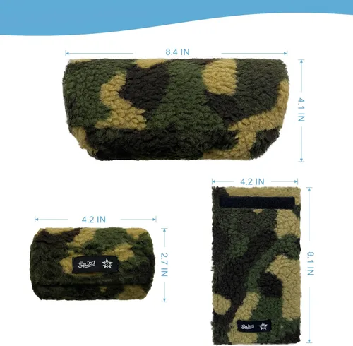 Vista 4 de SPRING SEAON Almohadilla de espuma viscoelástica para axilas y fundas de agarre para las manos, ajuste universal, transpirable, absorbe la humedad
