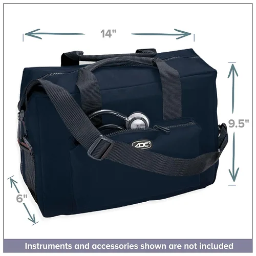 Vista 2 de Bolsa de instrumentos de nailon ADC 1024 para equipo médico de enfermeras/médico, talla única , Negro, 1