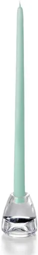 Vista 74 de Yummi Velas cónicas Blue Jade - 10 pulgadas - 12 por paquete