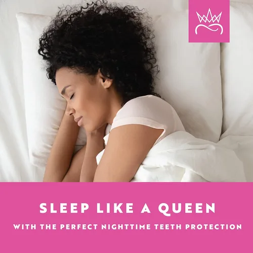 Vista 4 de Protect The Crown Night Guard - Paquete de 2 protectores bucales para rechinar y apretar dientes, protector bucal dental para molienda ligera