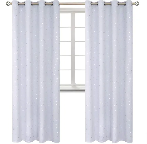 Vista 191 de BGment Cortinas cortas para ventanas, cortinas opacas pequeñas de 45 pulgadas para dormitorio, cortinas de oscurecimiento de habitación