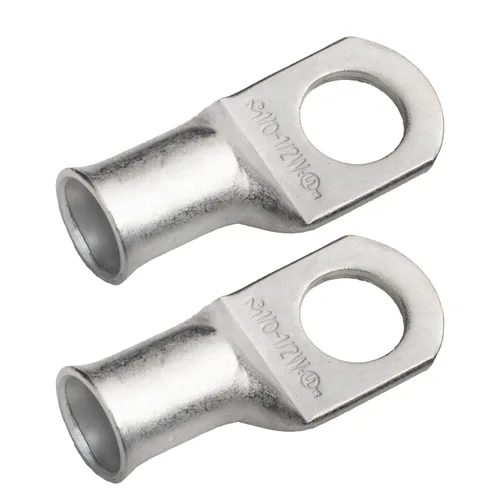 Vista 178 de SELTERM 5 piezas terminales de cable de cobre estañado 1/0 AWG perno de 1/2", extremos de cable de batería, terminales de anillo, conectores