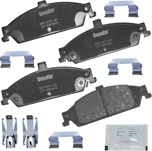 Vista 164 de Bendix Pastillas de freno delanteras de cerámica Priority1 CFC465AK2 para Acura EL 2005-1997, Honda Civic 2011-1996, Insight 2014-2010