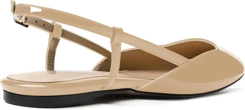 Vista 5 de SKYSTERRY Zapatos de vestir de oficina con hebilla de patente para mujer