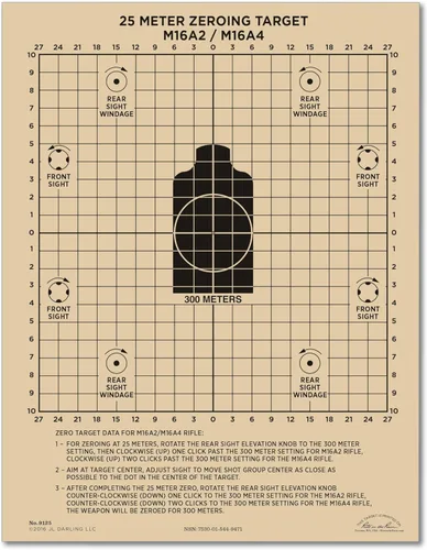Vista 2 de Rite in The Rain Weatherproof Diamond Pattern MOA Precision Distance Shooting Targets, 11" x 17", 25 Sheet Pack (No. TGMOALR-D)