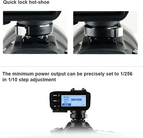 Vista 6 de Godox Disparador de flash inalámbrico X2T-C TTL para Canon - Soporte Bluetooth, 2.4G HSS 1/8000s, 5 botones de grupo separados, nuevo bloqueo