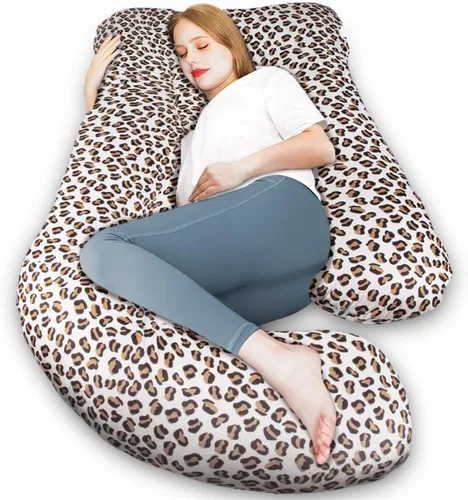 Vista 15 de Almohada de embarazo Chilling Home, almohadas de embarazo en forma de U para dormir, almohada de cuerpo completo, almohada de maternidad