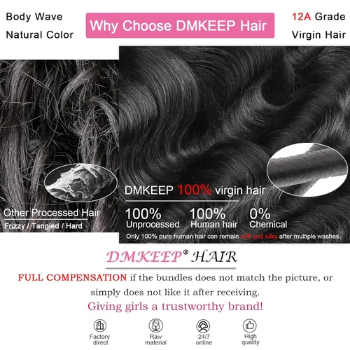 Vista 6 de DMKEEP Cierre de encaje transparente HD 4x4 de 12 pulgadas, cierre de cabello humano ondulado invisible ultrafino, 100% cabello humano virgen