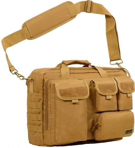 Vista 11 de Seibertron Pro-Multifunción Bandolera Bolsa de Mensajero para Laptop de 14.1" o 17.3