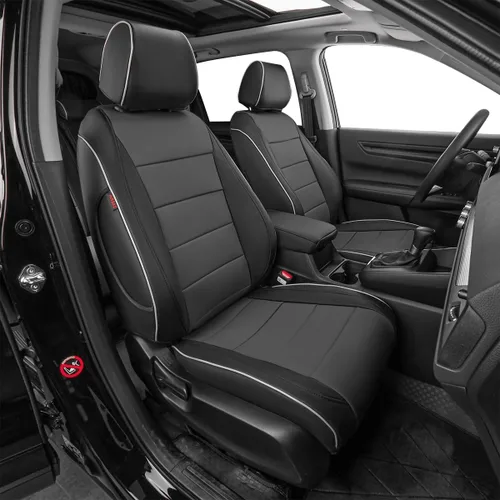 Vista 12 de EKR - Fundas para asientos de Honda HRV a la medida, EX, EX-L, LX 2016 2017 2018 - Funda de asiento para camionetas SUV, juego completo