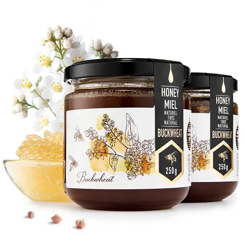 Vista 17 de HONIGMA® Miel de Acacia Marma Miel Cruda Auténtica de Ucrania 100% Pura y Sin Pasteurizar 1000g/35.2oz Puede Llegar Parcialmente