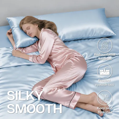 Vista 68 de MR&HM - Funda de almohada de satén