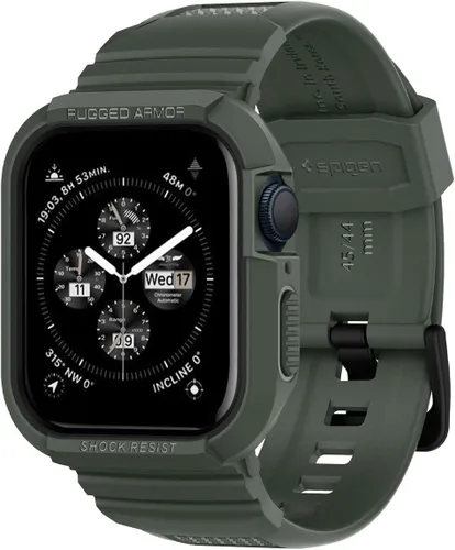 Vista 23 de Spigen for Apple Watch Band with Case, Rugged Armor Pro Compatible with Ultra 3/2/1 49mm, Series 11/10 46/42mm, 9/8/7 45/41mm, SE3/SE2/SE/6/5/4