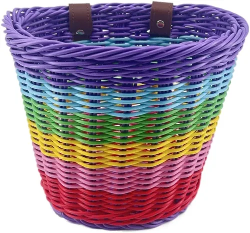 Vista 12 de EIRONA Bike Basket for 12-16 Kids Bicycle, Balance Bike, Tricycle,Scooter with DIY Decal