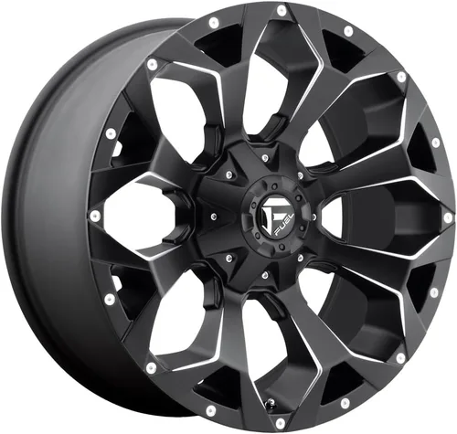 Vista 5 de FUEL D787 Assault 17x8.5 5x4.5"/5x5" +14mm Llanta de Rueda Negra/Roja 17" Pulgada D78717852652