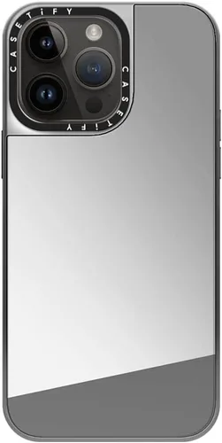 Vista 57 de CASETiFY Funda de espejo para iPhone Air [Reflejante/Compatible con Magsafe / Protección contra caídas de 4.9 pies de grado militar 1X] - Negro