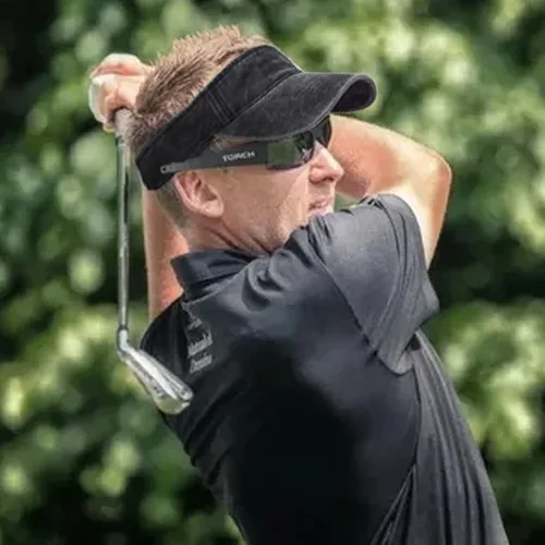 Vista 7 de Paquete de 3 viseras solares para mujeres y hombres, refrescantes, ligeros, deportivos, de sarga ajustable, viseras de algodón para correr