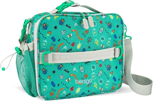 Bentgo Lonchera para niños – Bolsa de almuerzo duradera con doble aislamiento para niños de más de 3 años; capacidad para lonchera, botella de agua