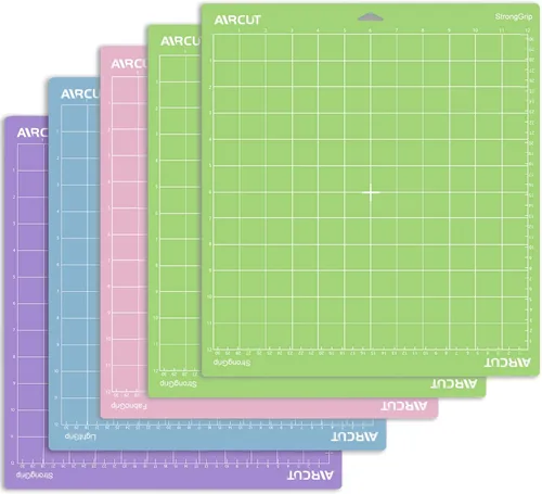 Vista 9 de AIRCUT Alfombrilla de corte con agarre ligero para Cricut Maker 3/Maker 4/Maker/Explore 3/4/Air 2/Air/One (12 x 12 pulgadas, 3 alfombrillas)