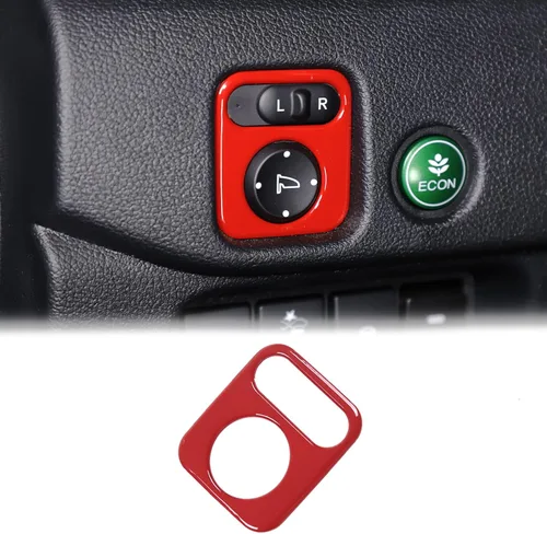 Vista 9 de Interruptor de ajuste de espejo retrovisor para Honda Pilot 2016-2022/Ridgeline 2017-2023/Passport 2019-2023, accesorios de protector decorativo