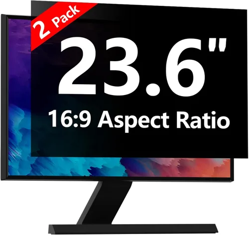 Vista 27 de Protector de pantalla de privacidad para computadora de 20 pulgadas con HP Dell Acer Asus Samsung LG y más, filtro de protección de seguridad