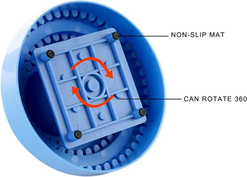 Vista 4 de DZQ Soporte giratorio de 116 agujeros, soporte de herramientas giratorio de 1/8 pulgadas de diámetro, soporte para taladro de mandril giratorio