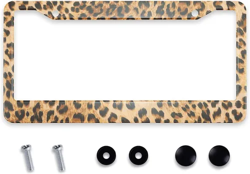 Vista 9 de Smooffly Marco de placa de matrícula con bandera de Estados Unidos pintada en madera vieja para accesorios decorativos de coche, resistente al