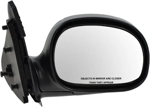 Vista 88 de TRQ Cubierta cromada del espejo manual del lado del pasajero, acabado liso para Volvo VNL 2004-2014