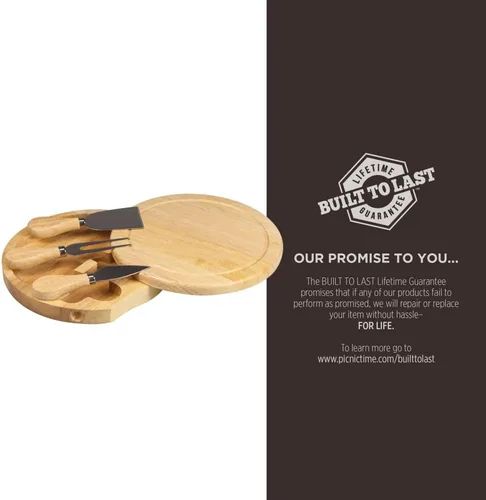Vista 7 de PICNIC TIME NFL men,unisex-adult,women NFL Brie Cheese Cutting Board & Tools Set