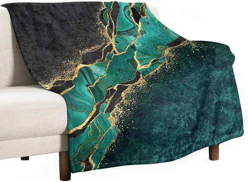 Vista 16 de Manta de cola de pez de sirena rosa con estampado de fondo de sirena para niña, 30 x 40 pulgadas