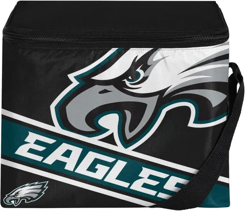 Vista 20 de FOCO NFL Unisex-Adult NFL Team Big Logo Stripe 6 Pack Coolers