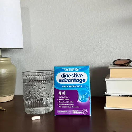 Vista 10 de Cápsula probiótica diaria – Digestive Advantage 30 cápsulas, sobrevive 100 veces mejor, disminuye la hinchazón, el calcio, promueve la salud